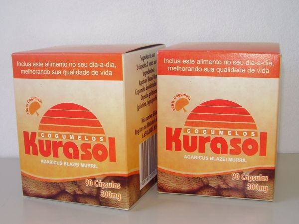 Kurasol - Cogumelo do Sol 90 cápsulas.